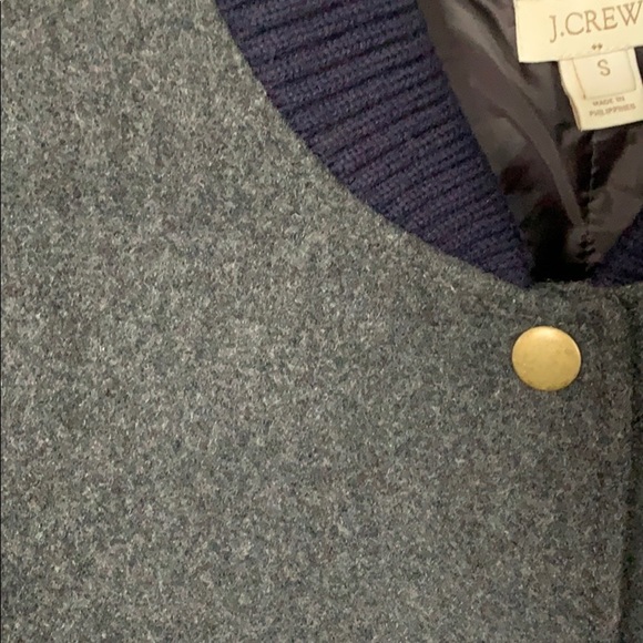 JCrew wool varsity bomber jacket - Picture 4 of 4